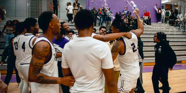 knights players celebrate